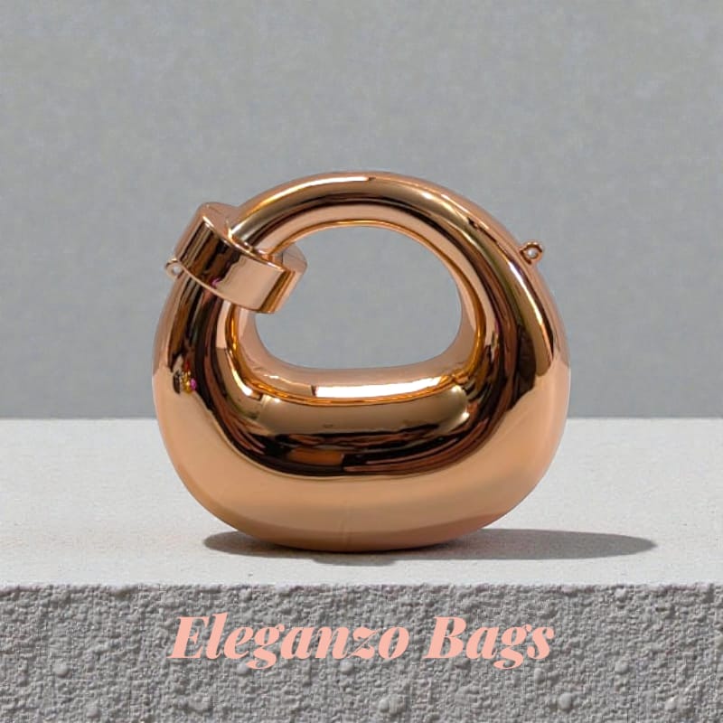 Acrylic mini purse- with long crossbody chain - Image 2