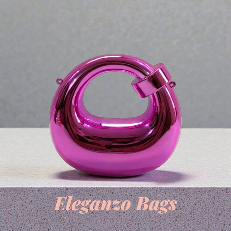 Acrylic mini purse- with long crossbody chain - Image 3