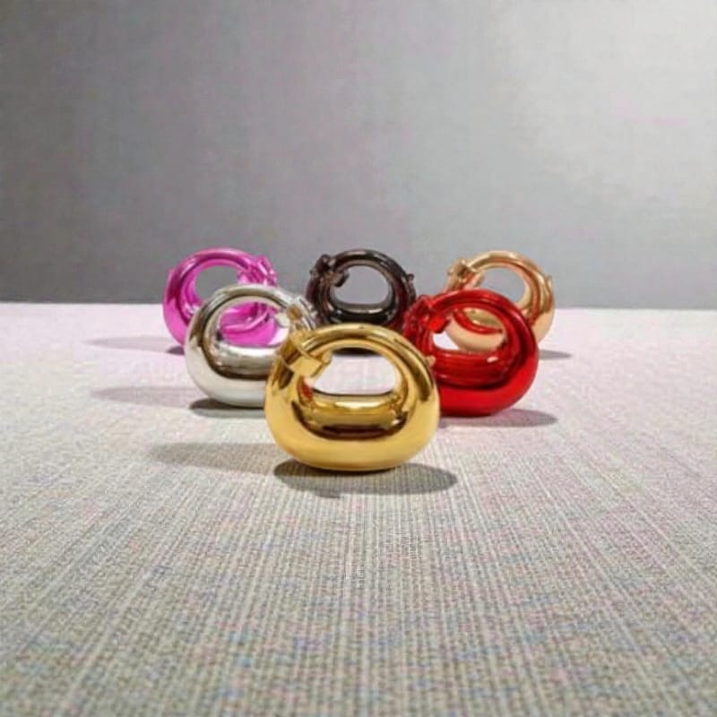 Acrylic mini purse- with long crossbody chain - Image 8