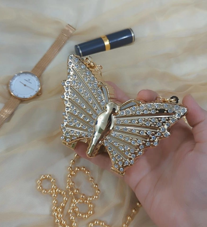 Mini Butterfly Crystal Clutch – Luxury That Flutters