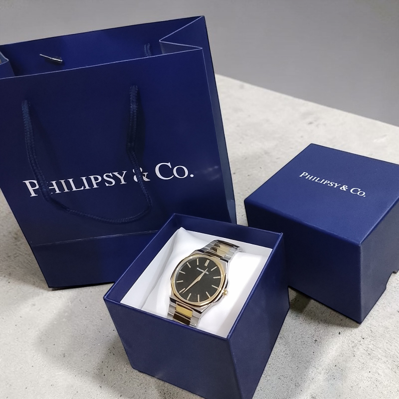 Philispy & Co. Classic Luxury Watch for Men – Premium Gift Box Edition